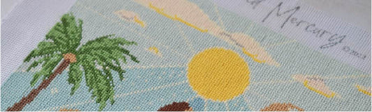 a cross stitched tapestry guide on how to cross to cross stitch