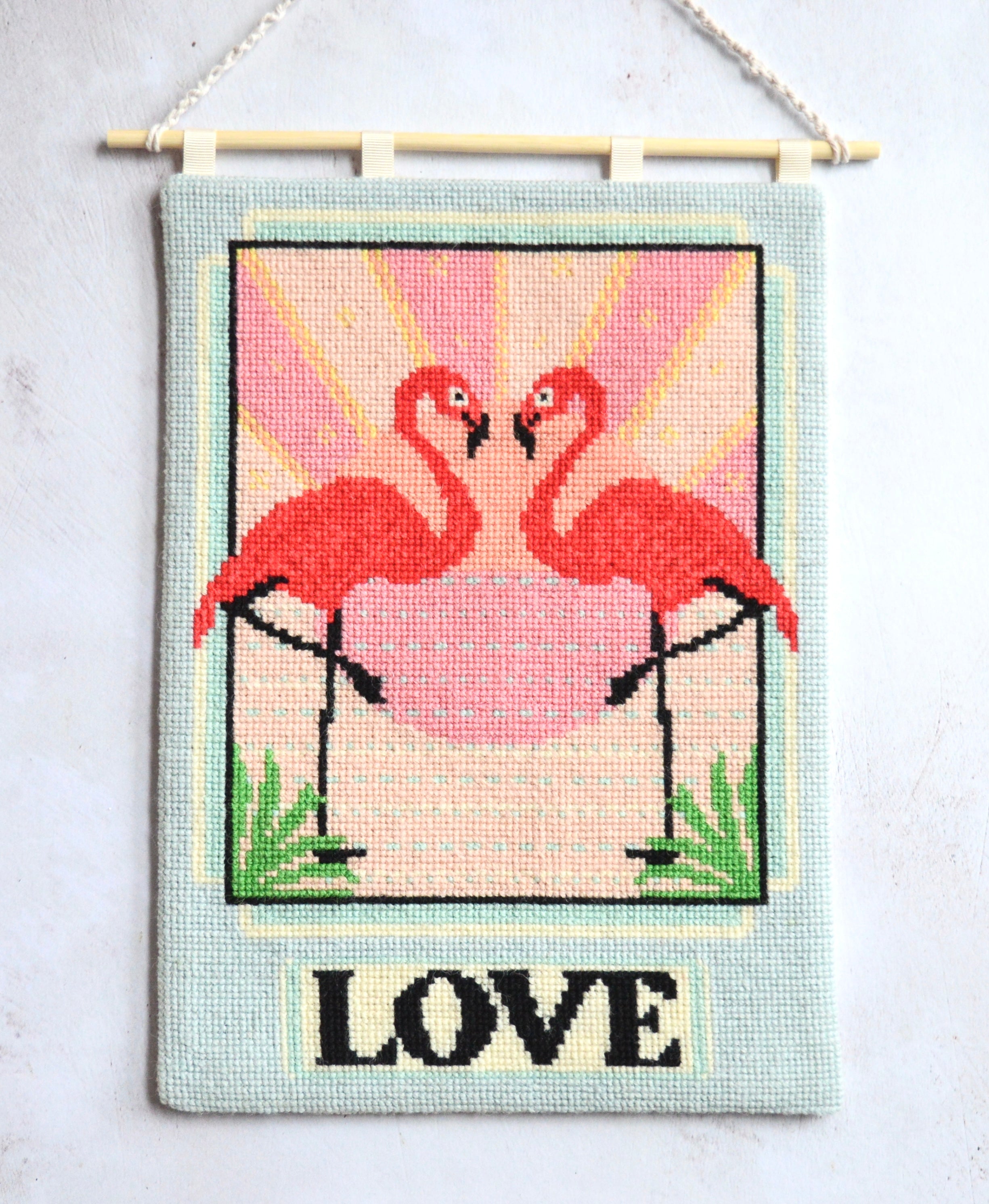 Colorbok Cupid Club Needlepoint Kit-Layered Heart, Size: One Size