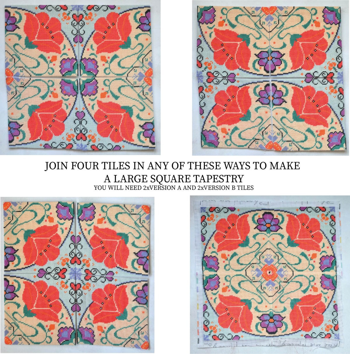 beautiful tapestry kits available with canvas only or full kit option