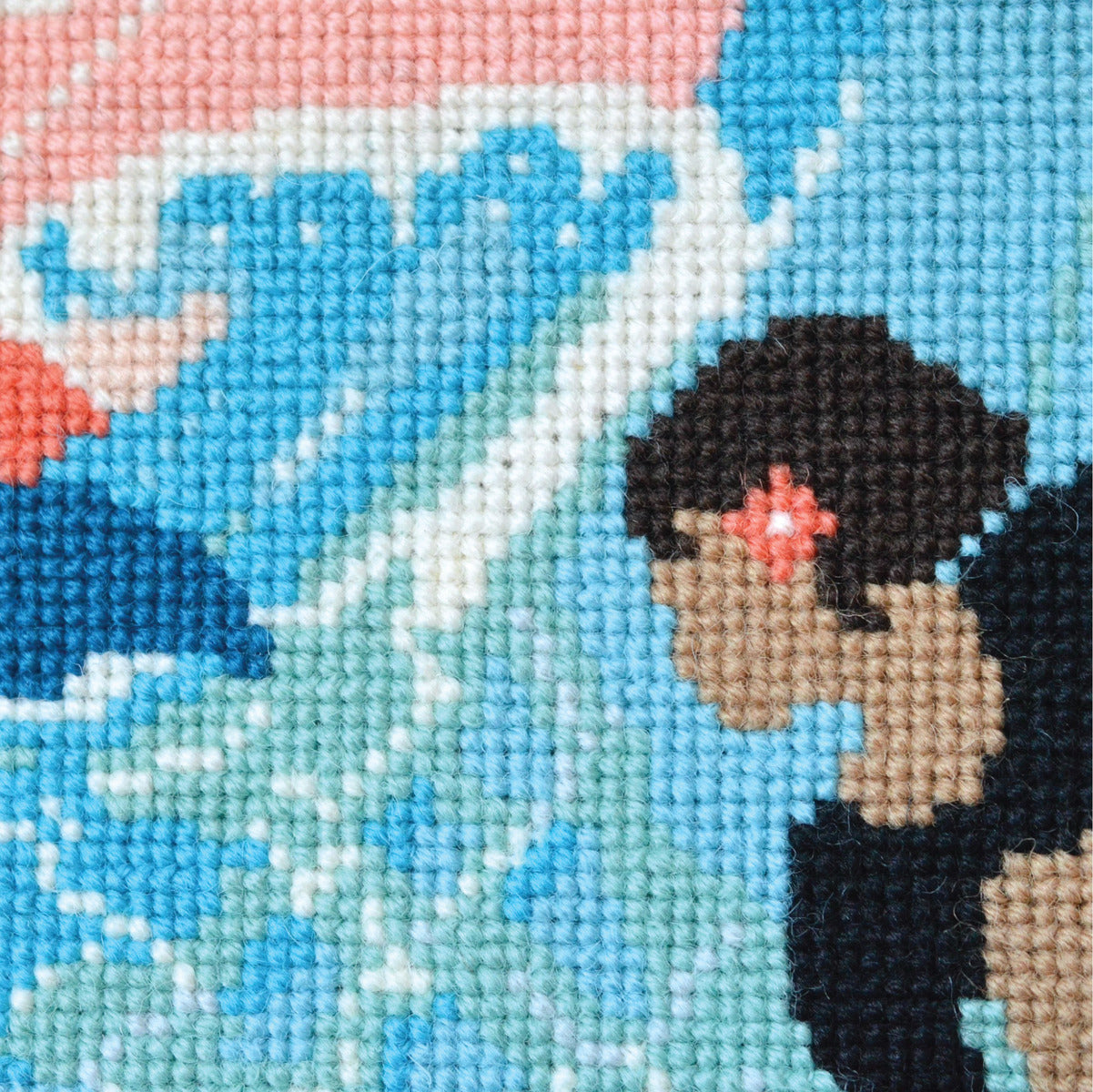 Sunset Surfer Tapestry Kit