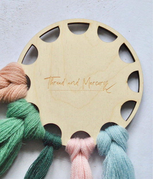 plywood wool organiser to hold chunky wool suitable for tapestry and crewel wool